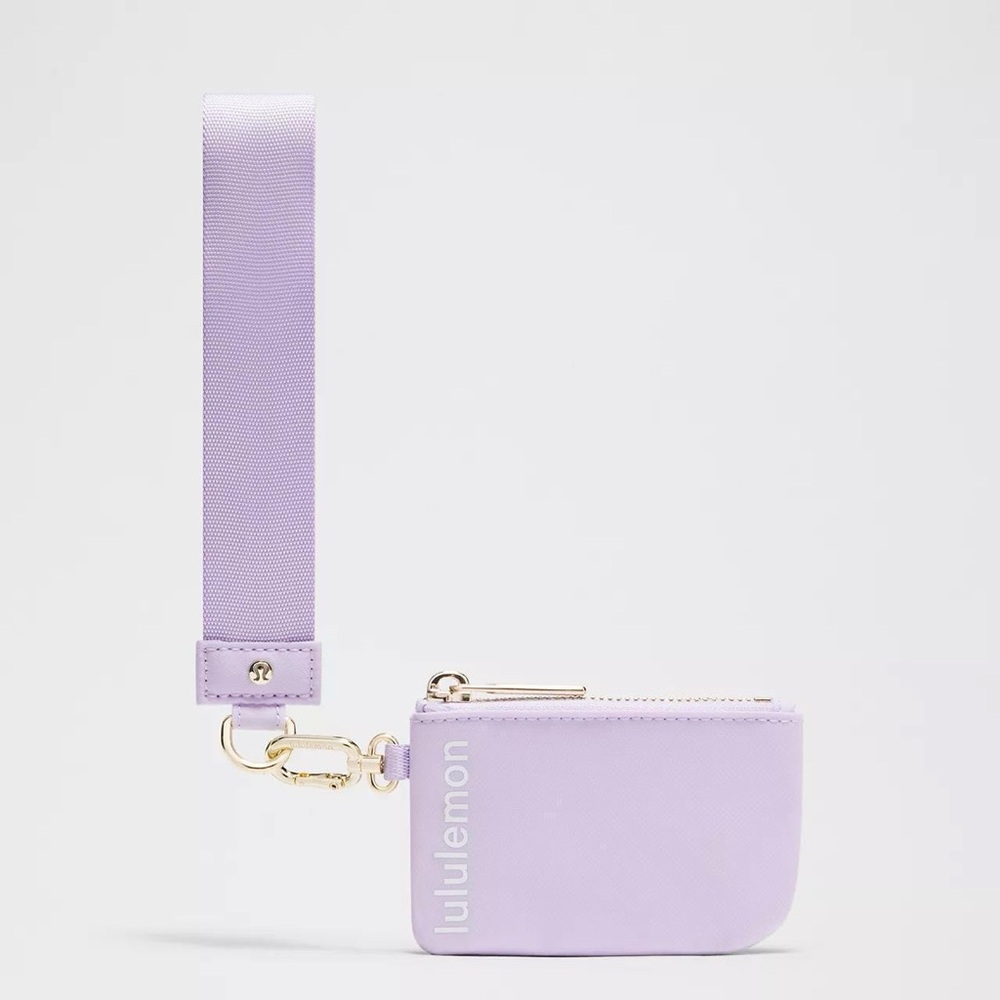 Lululemon Dual Pouch Wristlet- Lavender Frost/White - Picture 6 of 7